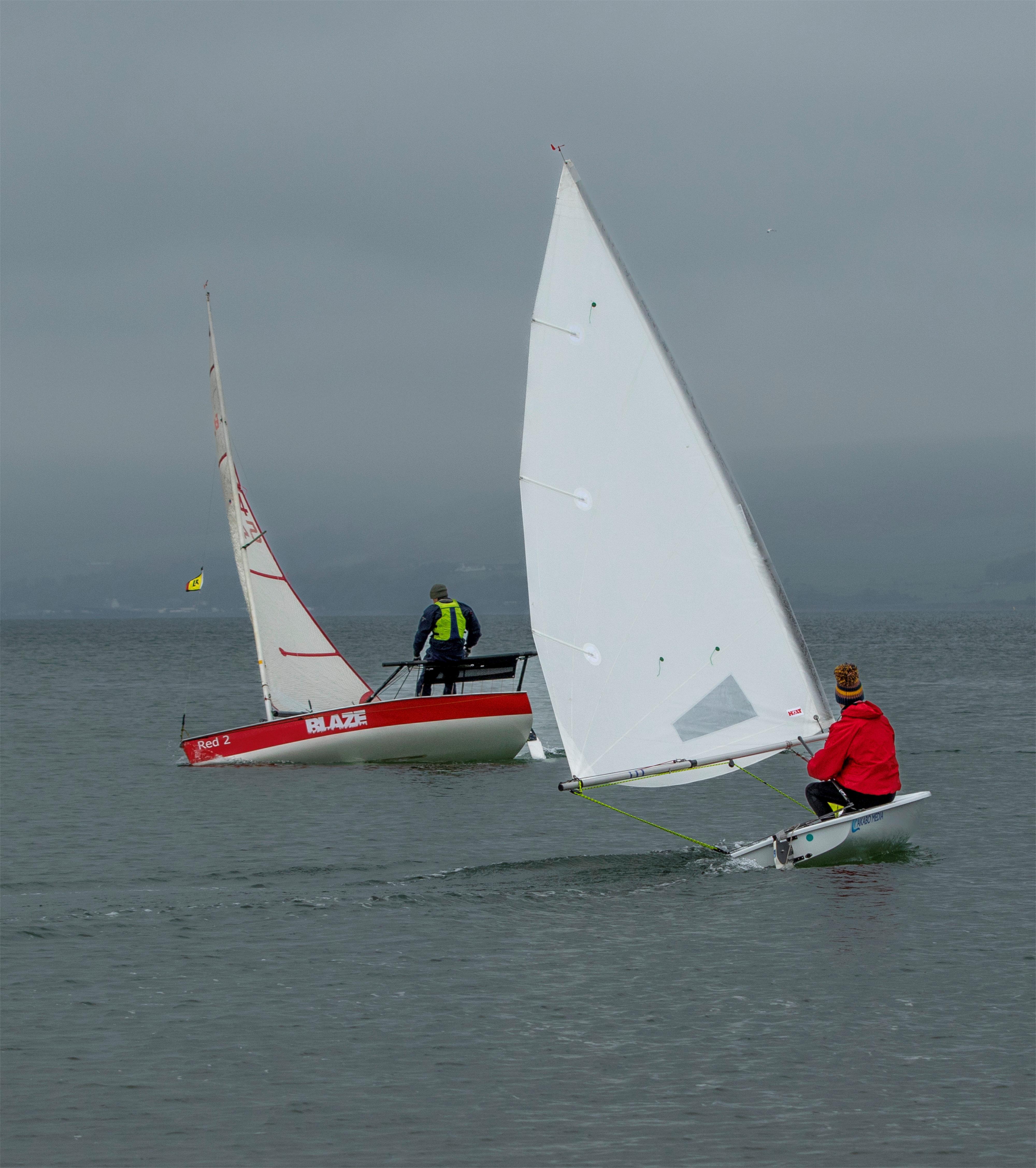 Two sailing boats