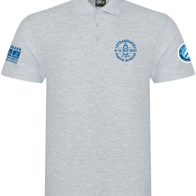 Skiffie World Men's Polo Shirt - Grey