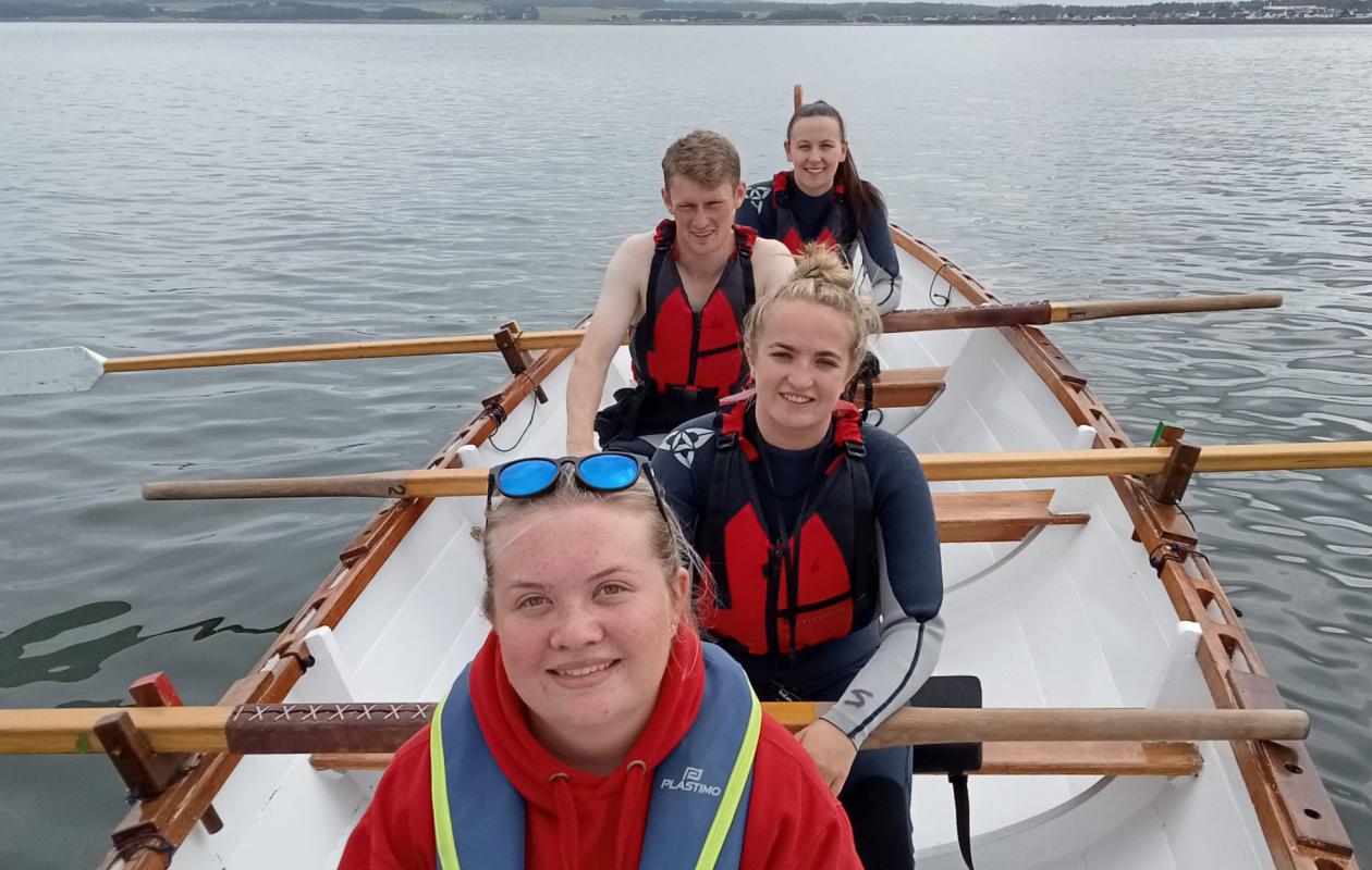 Stranraer Coastal Rowing Club rowers