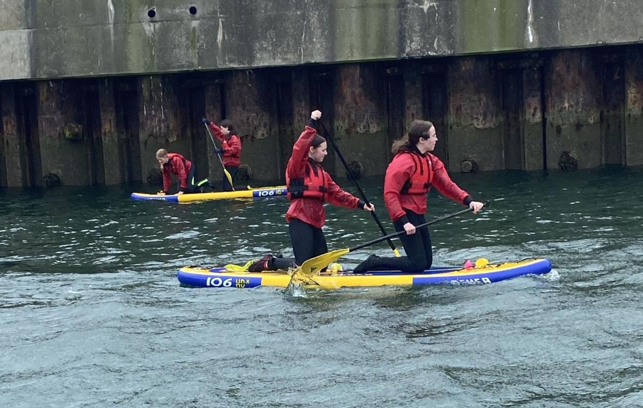 kids enjoying water sports activities