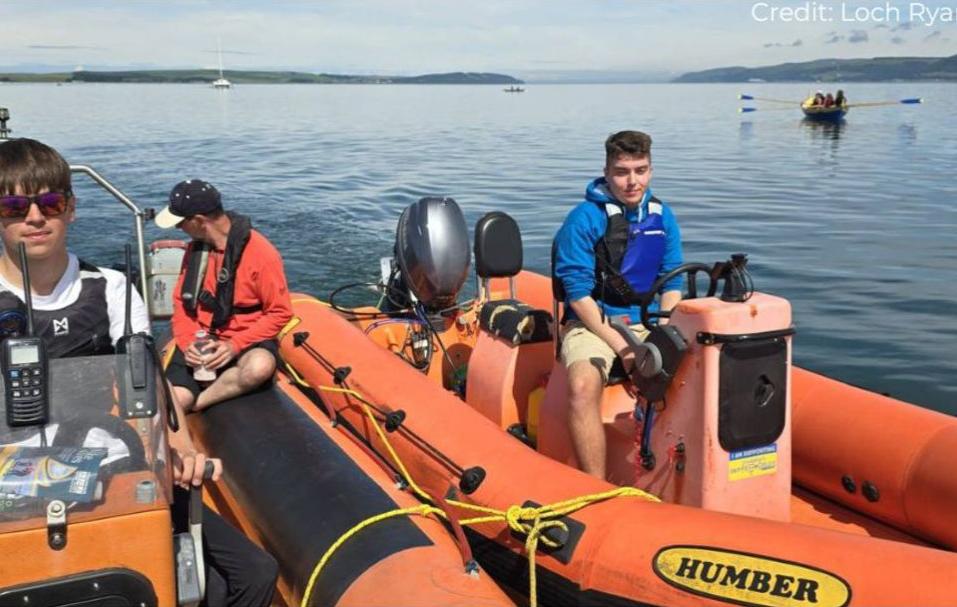 powerboating on loch ryan