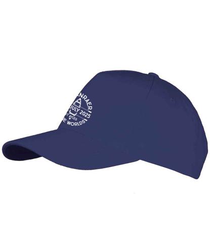 SkiffieWorlds 2025 Peak cap - navy blue