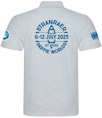 Skiffie World Men's Polo Shirt - Grey