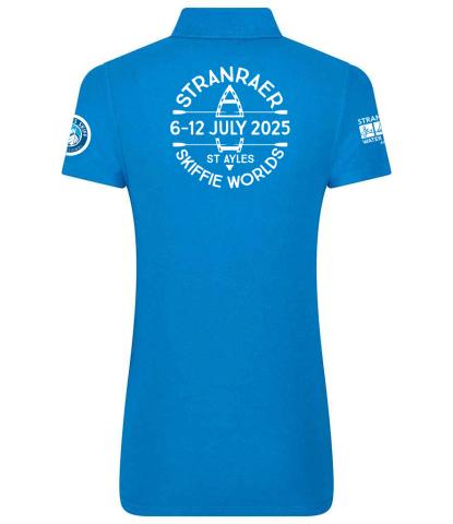 Skiffie Worlds Women's Polo Shirt - Blue