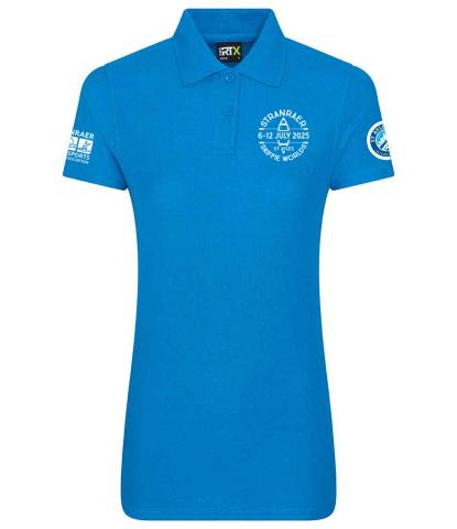 Skiffie Worlds Women's Polo Shirt - Blue