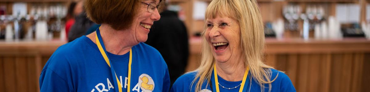 Volunteers at SkiffieWorlds 2019