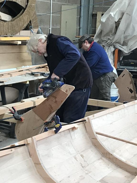 Building the skiff Lady Bay