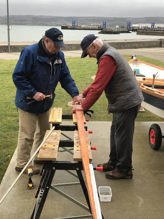 Building the skiff Lady Bay